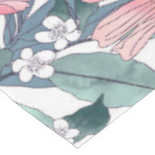 Nappe Elégant rose Fleurs Aquarelle Floral (Angle)