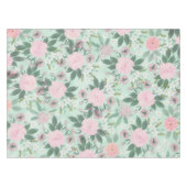 Nappe Elégant rose rose rose floral aquarelle peinture (Devant (Horizontal))