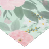 Nappe Elégant rose rose rose floral aquarelle peinture (Angle)