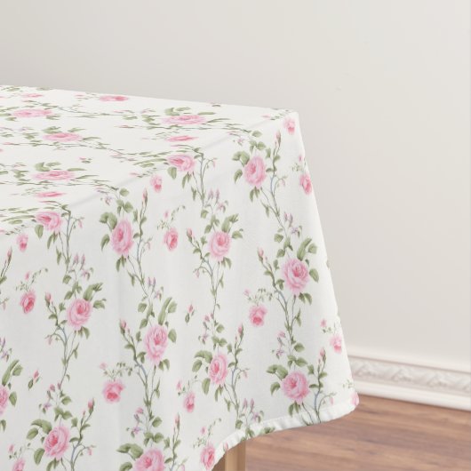 Nappe Élégant rose Roses Fleurs Motif (In Situ)