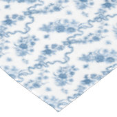 Nappe Élégant Roses et rubans bleus gravés Vintages (Angle)