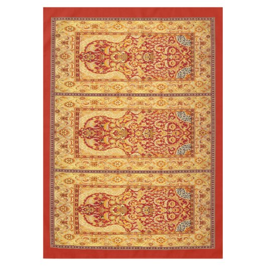 Nappe Élégant tapis de prière musulman lavable à 3 perso (Devant)