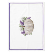 Nappe Élégant tissu de table Citrouille blanc (Devant)