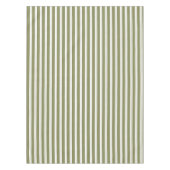 Nappe Élégant vert olive rustique Français Grande bande (Devant)