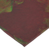 Nappe Élégant vert rouge floral moderne de Bourgogne (Angle)