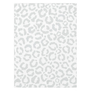 Nappe Elegant White Gray Leopard Cheetah Animal Print