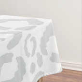 Nappe Elegant White Gray Leopard Cheetah Animal Print (In Situ)