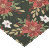 Nappe Elegant Winter Poinsettia on Dark Background (Angle)