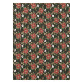 Nappe Elegant Winter Poinsettia on Dark Background (Devant)