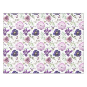 Nappe Elégante aquarelle Floral Roses Lavande pourpre (Devant (Horizontal))
