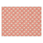 Nappe Elégante Aquarelle mignonne Crème rose Citrouilles (Devant (Horizontal))