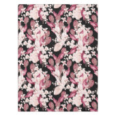 Nappe Elégante aquarelle motif décorative fleurie (Devant)