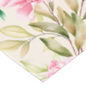 Nappe Elégante aquarelle motif décorative fleurie (Angle)