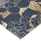 Nappe Elégante aquarelle motif décorative fleurie (Angle)