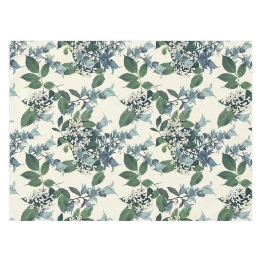 Nappe Elégante aquarelle motif décorative fleurie (Devant (Horizontal))