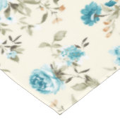 Nappe Elégante aquarelle motif décorative fleurie (Angle)