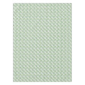 Nappe Elégante aquarelle verte florale (Devant)