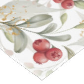 Nappe Élégante Branches botaniques de canneberge rouge N (Angle)