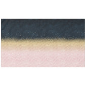 Nappe Elégante conception de confettis simple bleu et or (Devant (Horizontal))