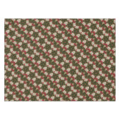 Nappe Élégante couronne de Noël Rouge Vert Kaleidoscope (Devant (Horizontal))