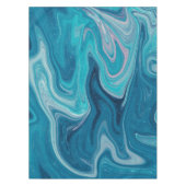 Nappe élégante de l'ondulation | d'abrégé sur bleu (Devant)