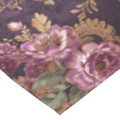 Nappe Élégante dentelle victorienne violet Roses (Angle)