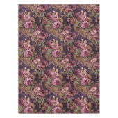 Nappe Élégante dentelle victorienne violet Roses (Devant)