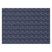 Nappe Élégante étoile d'argent Noël (Devant (Horizontal))