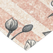 Nappe Elégante Fleur de Cerise Sakura - Rose & Blanc (Angle)