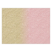 Nappe Élégante Parties scintillant Gold et Rose Gold Spa (Devant (Horizontal))