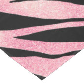 Nappe Elégante Parties scintillant Rose or Zebra Black P (Angle)