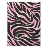 Nappe Elégante Parties scintillant Rose or Zebra Black P (Devant)