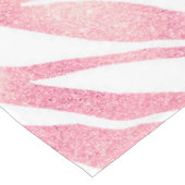 Nappe Elégante Parties scintillant Rose or Zebra White P (Angle)