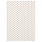 Nappe Élégante Plumeria rose sur blanc (Devant)