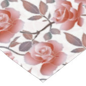 Nappe Élégante Rose de pêche orange (Angle)