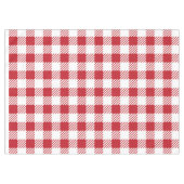 Nappe élégante rouge profond et blanc (Devant (Horizontal))