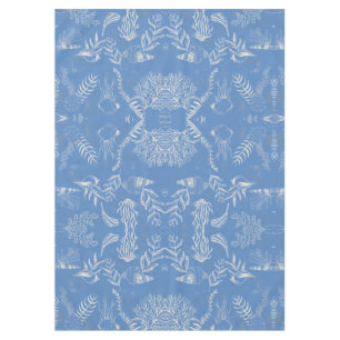 Nappe Élégante toile bleue océane