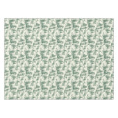 Nappe Elégante toile verte French Country Noël (Devant (Horizontal))