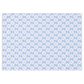 Nappe Élégantes fleurs bleu clair et blanc (Devant (Horizontal))