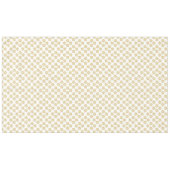 Nappe Élégantes fleurs d'or motif blanc (Devant (Horizontal))