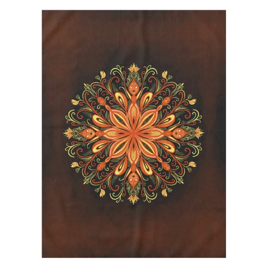 Nappe Élément de feu Mandala - Créateur de flamme kaléid (Devant)