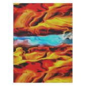 Nappe Eléments Chauds Et Froids Acrylique Verser Abstrai (Devant)