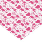 Nappe éléments de motifs de la Saint-Valentin (Angle)