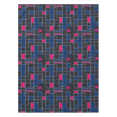 Nappe éléments de pièces de puzzles Abstraits géométrie  (Devant)