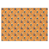 Nappe Eléments d'Halloween sur Orange (Devant (Horizontal))