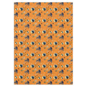 Nappe Eléments d'Halloween sur Orange (Devant)