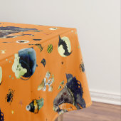 Nappe Eléments d'Halloween sur Orange (In Situ)