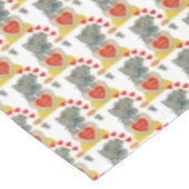 Nappe Eléphant Saint-Valentin (Angle)