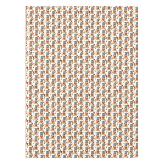 Nappe Eléphant Saint-Valentin (Devant)