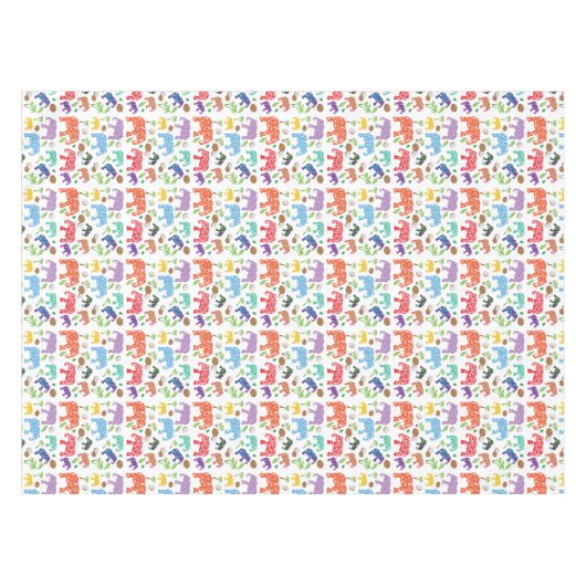 Nappe Éléphants tropicaux (Devant (Horizontal))